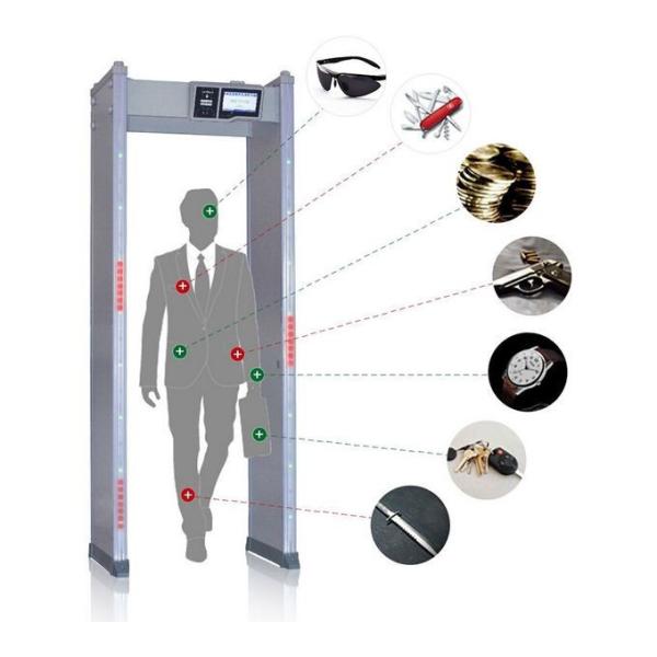 Touch Screen Walk Through Metal Detector Door Frame For Defender / Public /