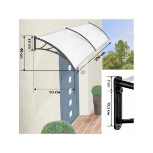 PP Frame 7.5kg 90x300cm Door Window Awning Canopy