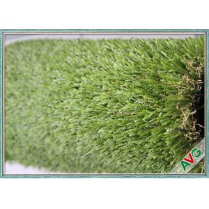 Weather Resistance Garden Artificial Grass 11200 Dtex Field Green / Apple Green