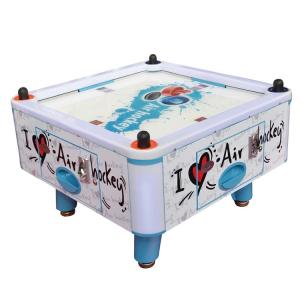 Kids Coin Pusher 4 Person Air Hockey Arcade Game Machine 50Hz 380W