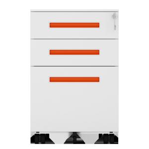 ISO9001 Assembled 3 Drawer Mobile Pedestal Cabinet Office Filing Cabinet