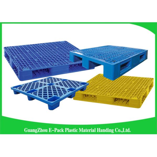 Durable Heavy Duty Plastic Pallets Transport Moving Anti - Slip With Steel Tubes Inside