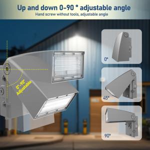 120W LED Wall Pack Light IP65 Adjustable 3000K-5000K Dimmable