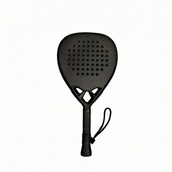 Padel Racket Carbon With Wooden Frame And Polyester Net For Professional