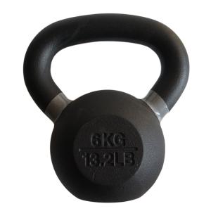 Power Coated Gym Equipment Kettlebells 5lb-80lb Size Cast Iron Material