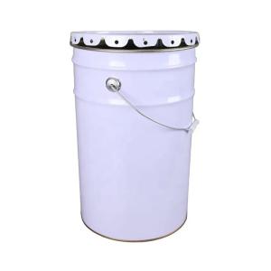 Custom Tin Paint tinplate pails With Lid 10L-50L Volume Airtight No Leakage 12