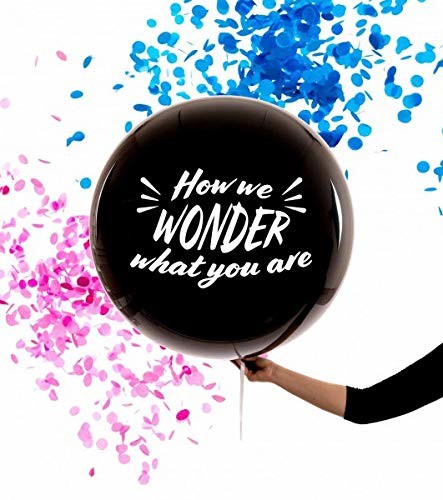 Buy CE Party 36" Pink Blue Gender Reveal Confetti Balloon at wholesale prices