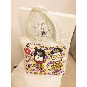 hot-transfer canvas shopping bag