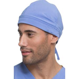 Sweatband Adjustable Tie Disposable Scrub Caps With Button