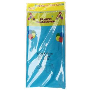 Disposable Plastic Table Cover PEVA Solid Color Plain Dyed Tablecloth