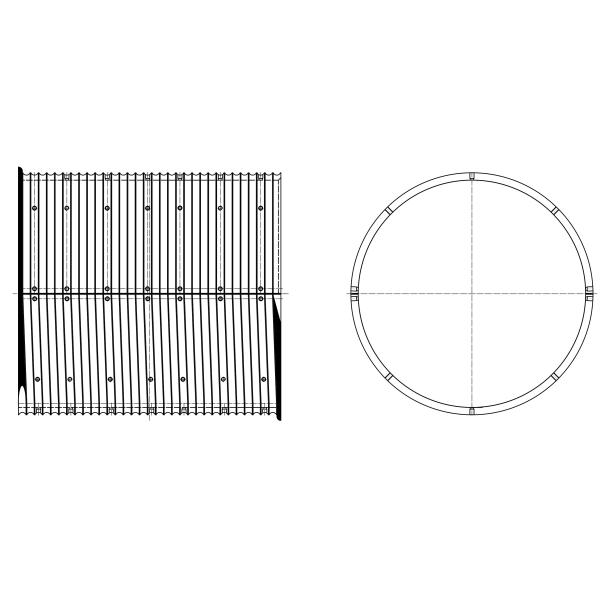 Q345 Q420 Hoisting Drum LBS Sleeves With Multi Layer Spooling System