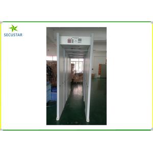 High Sensitivity 6 Zone LED Water Resistant Walk Through Metal Detector with