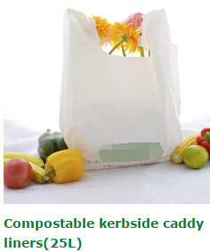 Compostable disposable biodegradable plastic garbage bag, Environment Friendly