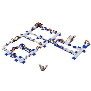 Customized Auti UV Material Water Park Inflatable By Bouncia