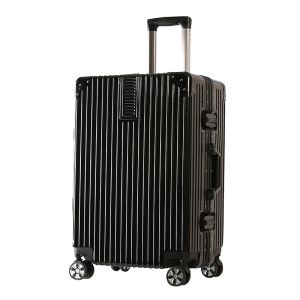 Panda color lock suitcase Aluminum frame trolley case 26 inch universal wheel