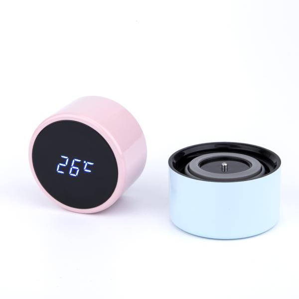 Temperature Sports Display Bottle, Double Wall Vacuum 316 Stainless Steel LED Thermos bottle With Temperature Display