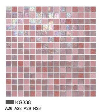 KG series glass mosaic for kitchen decoration KG338