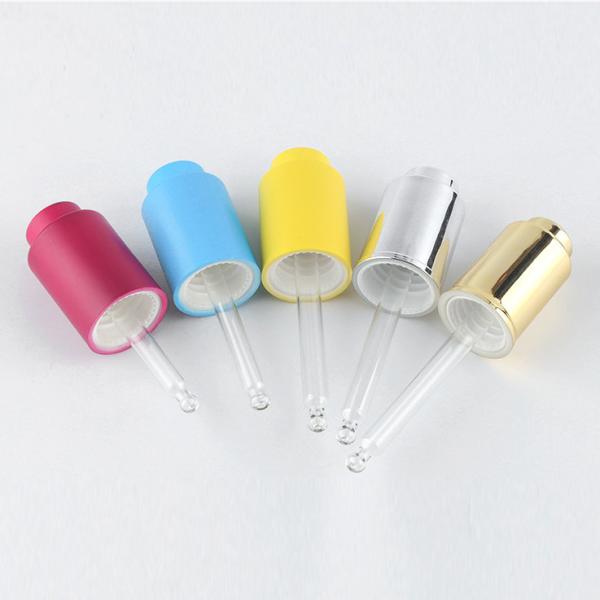 Buy Anodized Pressing Dropper Glass Refined Oil Glass Liquid Dropper Glue Head at wholesale prices