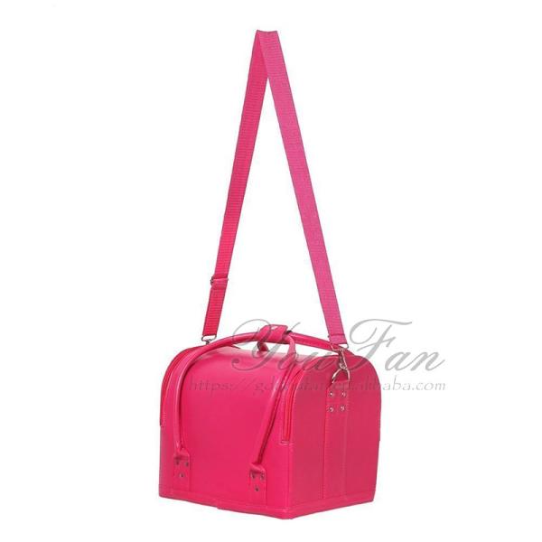 Buy Professional Makeup Vanity Box , Removable PU Leather Cosmetic Travel Bag at wholesale prices