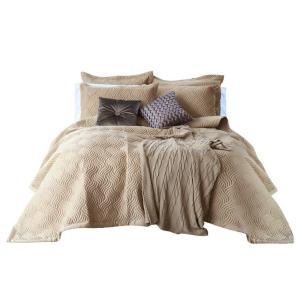 100% Cotton Waves Embroidered Full Size Bed Sets Real Simple 4 Pcs For Home