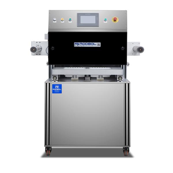 Buy Map Packaging Equipment Plastic Tray Modified Atmosphere Sealing Machine at wholesale prices