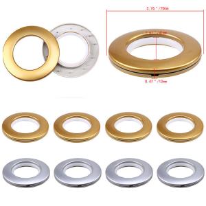 Colourful Decorative Rustproof 42mm Curtain Rod Rings