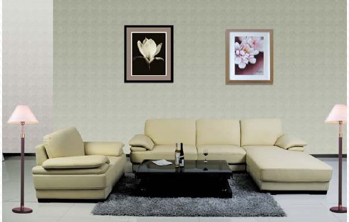Buy leather living room sofa set0728# at wholesale prices