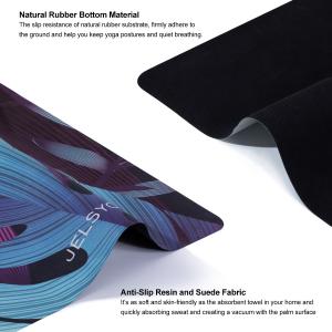 Women's Travel Yoga Mat With Amazing Wear Resistance Stable Shape