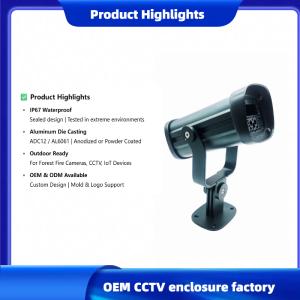 Customized IP67 Waterproof Aluminum Die Casting CCTV Camera Housing Outdoor