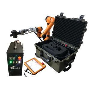 6 Axis Robot Automatic 100w Suitcase Portable Fiber Laser Cleaning Machine Rust