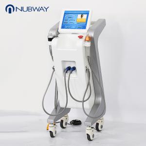 Vertical two handles RF Microneedle skin rejuvenation scan treatment machine