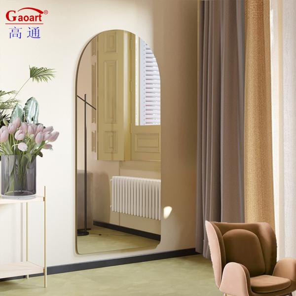 Contemporary Full Body Dress Float Glass Design for Hallway Beauty Salon House Decor