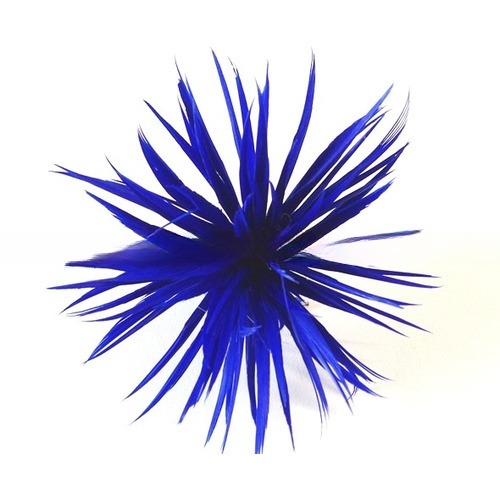 Event Party Supplies 10*10 cm Goose Biot Feather Flower Mount with Wire Accessory