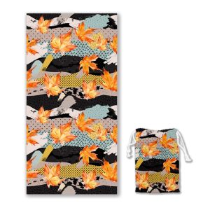 Quality Luxury Double-Sided Microfiber Beach Towel Soft, Quick-Dry Customizable with Matching Storage Bag Custom Beach Towel for sale