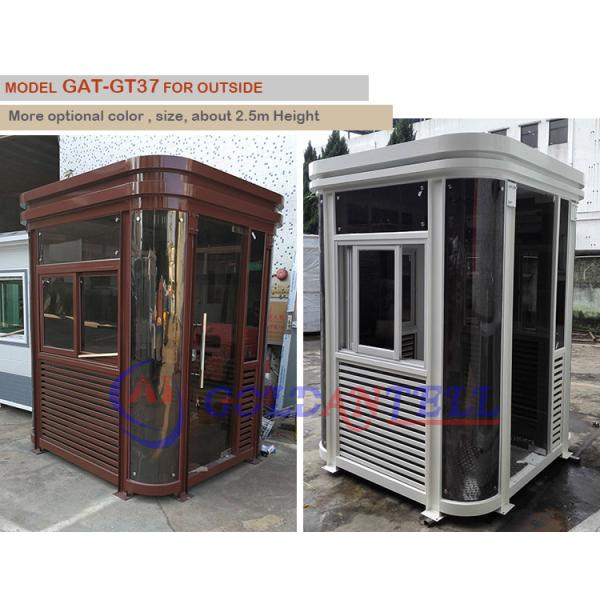 Steel Security Guard House 2000x2500mm Prefabricated Toll Booth