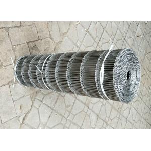 Flat Flex Chocolate Chain Mesh Conveyor Belt Non Toxic