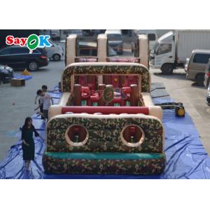 EN14960 PVC Bouncer Inflable Obstacle Course Puncture Proof