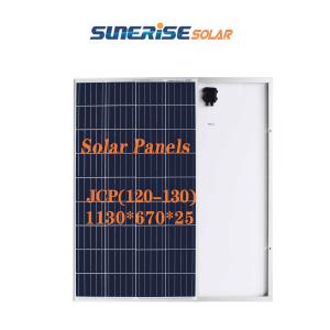 JCP120 JCP130 1130*670*25mm IP68 Poly Solar Panel