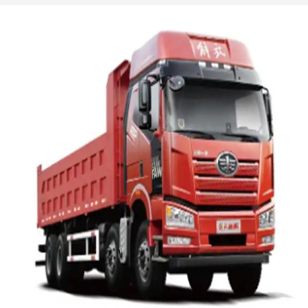 Buy 8x4 12 Wheeler 60 Ton Heavy Duty Dump Truck FAW J6P Model LHD Earthmoving With Reinforced Leaf Spring Suspension at wholesale prices
