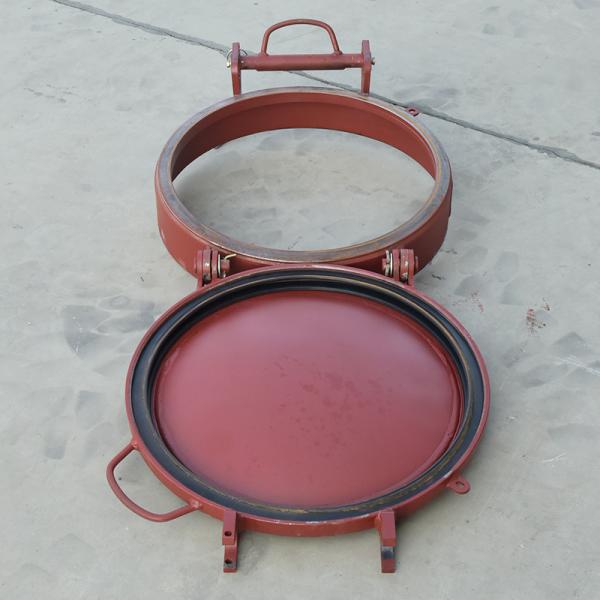 One Touch Quick Open Manhole Cover For DN 450mm Transportation Tank Products On Tanker Truck