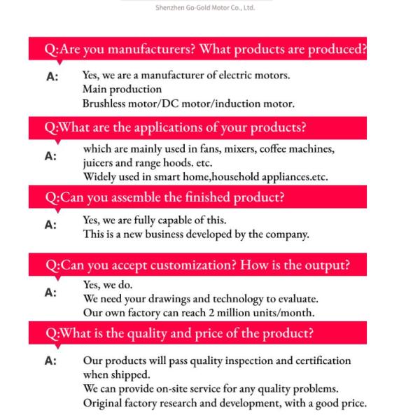 3V Brushless DC Motor High Speed Hair Dryer Motor BLDC Go-Gold