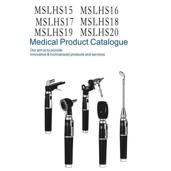 Portable Otoscope and Ophthalmoscope 5 in 1 ENT System