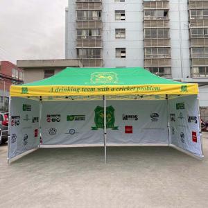 20 ft Outdoor Aluminum Hexagonal Up Tent Pop Up Canopy, Folding Gazebo Tent 3X3M