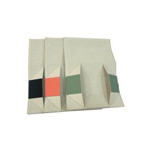 White Linen Custom Optical Eyeglass Case / Collapsible Hard Sunglasses Case