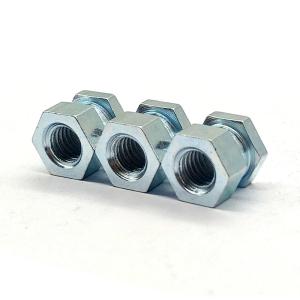 Customized Zinc Plated Nuts Electroplated Hexagon Head Nut Blue White
