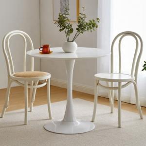 Custom Size Bentwood Stackable Dining Chairs in Mid Century French Thonet Style