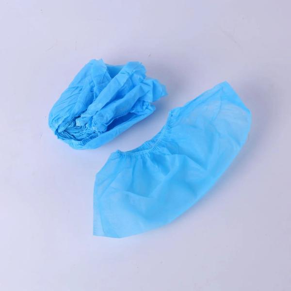 Disposable Shoe Covers PP SMS PE CPE 20 - 40gsm Waterproof 100pcs / Bag