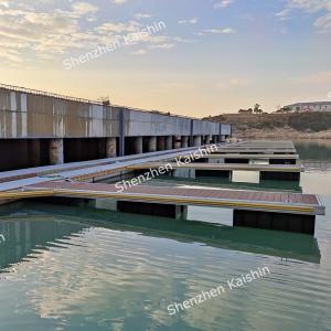 Marina Floating Dock Aluminum Gangways WPC / Plastic / Wood Deck