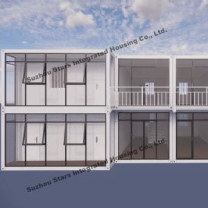 Office Prefabricated Modular House , Prebuilt Modular Homes Two Story