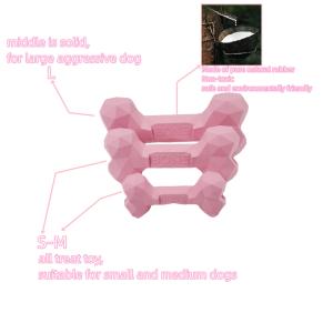Pet Toys Ultra Non-Toxic Pet Tooth Cleaning Interactive Bone Toys for Aggressive